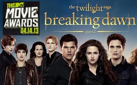 "Twilight Saga" mất hút tại MTV Movie Awards