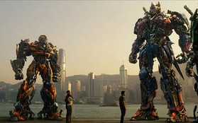 Dàn Autobot (Transformers: Age of Extinction) khoe dáng lừng lững bên sông