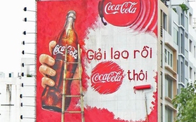 Coca-Cola nâng tầm nghệ thuật quảng cáo bằng billboard sơn dầu