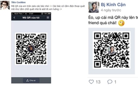 Giới trẻ "mê mệt" với trào lưu QR code