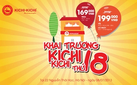 Kichi Kichi khai trương nhà hàng thứ 18 tại Nguyễn Thái Học