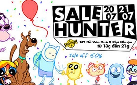 Shopping đã tay, vui chơi thỏa thích với chợ Sale Hunter 20/7 và 21/7