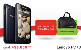 Mua smartphone Lenovo, nhận ngay quà tặng đẳng cấp