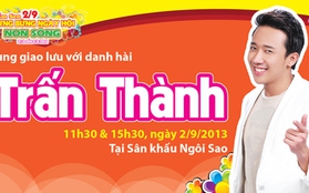 Tái ngộ danh hài Trấn Thành nhân dịp Quốc Khánh tại CVVH Đầm Sen