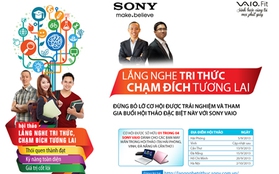 Sony VAIO Fit đồng hành cùng sinh viên "Chạm đích tương lai"