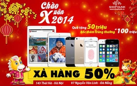 “Nhộn nhịp sắm tết” iPhone – iPad – Mac - Smartphone giảm giá 50%