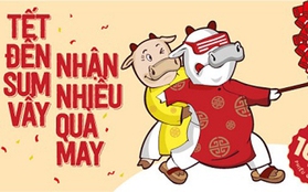 Nhận quà may mắn đầu năm tại Kichi Kichi