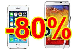 Xả hàng "giật mình": iPhone, iPad, SamSung giảm tới 80%