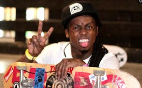 Lil Wayne tạm nghỉ rap để... đi trượt ván