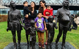 Bức tượng gia đình không có cha gây tranh cãi tại Anh Quốc