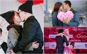 Chùm ảnh: Giới trẻ hôn nhau say đắm trong ngày Valentine