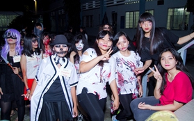 HS trường Hoàng Hoa Thám chơi lễ Halloween sớm