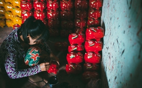 Chùm ảnh: Hành trình "trở về tuổi thơ" ở làng heo đất Tân Uyên 