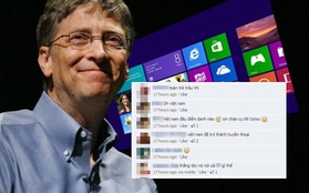 Xấu hổ vì cư dân mạng Việt Nam lại "đại náo" FB tỷ phú Bill Gates