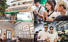 Hot teen góp mặt trong buổi khai trương cửa hàng Starbucks thứ 2 tại Hà Nội