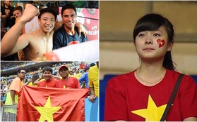 Ba cổ động viên bóng đá Việt "bỗng dưng nổi tiếng"