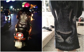 Sự thật gây shock về bức ảnh thiếu nữ "lộ nội y" giữa phố Hà Nội