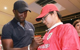 Cựu tiền đạo MU, Dwight Yorke đã có mặt tại Việt Nam