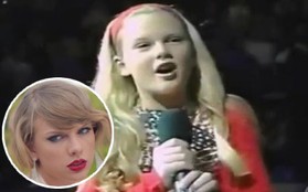 Taylor Swift cực dễ thương trong clip khoe giọng năm 12 tuổi
