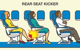 10 hành động khiến bạn "phát điên" khi ở trên máy bay