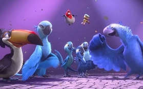 Vẹt Blu tưng bừng nhảy Samba trong "Rio 2"