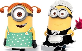 Minion (Despicable Me 2) hóa trang siêu "đỏm dáng"