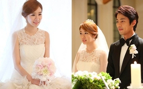 Yoo In Na xinh đẹp dịu dàng trong tà váy cưới