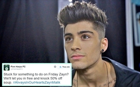 Thất nghiệp, "hot boy" Zayn Malik được CLB Ireland "mời" đi xem đá bóng