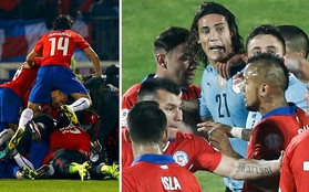 Cavani lĩnh thẻ đỏ, Uruguay thành cựu vô địch