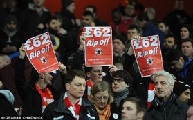 Fan Liverpool nổi giận vì giá vé trên trời tại Emirates