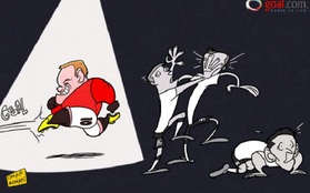 Balotelli phóng tên lửa về quê, Rooney sáng trong đêm Craven Cottage