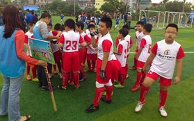 Tưng bừng ngày hội Faster One Cup, sân chơi bóng đá dành cho trẻ em