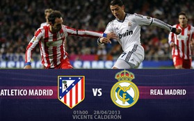 01h00 28/4 Atletico Madrid – Real Madrid: Phân tâm bởi Champions League