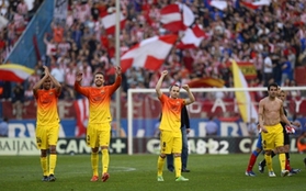 Atletico Madrid 1-2 Barcelona: Ngày vui trọn vẹn