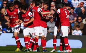 QPR 0-1 Arsenal: Vững chắc top 4