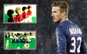 Đoạn phim thú vị về sự nghiệp của Beckham bằng đồ chơi Lego