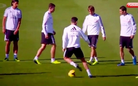 Kỹ thuật siêu đẳng của Gareth Bale và Ronaldo trong trò “đá ma”