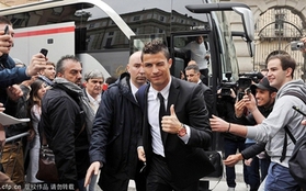 Ronaldo cùng dàn sao Real lịch lãm đổ bộ xuống nước Ý