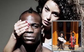 Balotelli “tái hợp” với “máy bay” Raffaella Fico trong lễ hội hóa trang