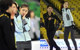 "Nữ hoàng trượt băng" Kim Yuna tươi tắn luyện tập trước buổi biểu diễn cuối cùng