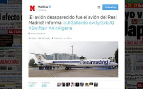 Máy bay gặp nạn của Air Algerie từng đưa đón sao Real Madrid suốt 2 năm
