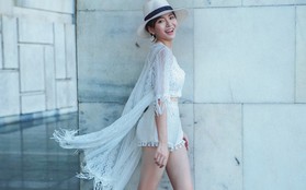 Cập nhật xu hướng đồ white-on-white cùng cô nàng Tú Linh