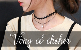 Mách bạn cách diện vòng cổ choker chuẩn không kém Go Joon Hee