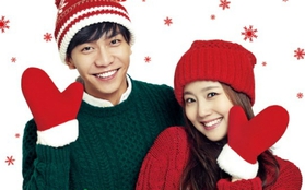 Lee Seung Gi đón Giáng sinh ấm áp bên Moon Chae Won... trên poster
