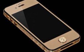 Lác mắt với chiếc iPhone vỏ bằng vàng và chạm khắc kim cương giá 21 tỷ VNĐ