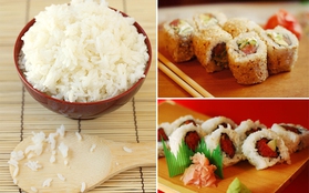 Cách làm cơm sushi và công thức 2 loại sushi ngon tuyệt