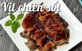 Menu vịt sốt hấp dẫn ngày cuối tuần