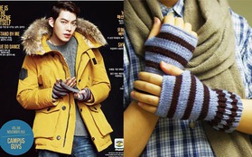 Đan găng tay hở ngón giống Kim Woo Bin của The Heirs