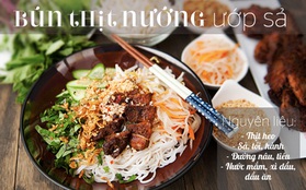 Bữa tối ăn bún cùng set tráng miệng cả nhà đều mê