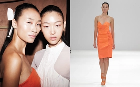 Huyền Trang tự tin sải bước trên sàn catwalk London Fashion Week